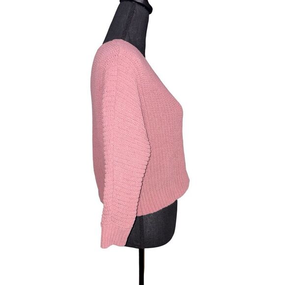 Chloe + Cyrus Tania V-neck Cropped Sweater - Picture 3 of 7